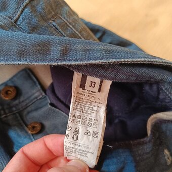 Dolce & Gabbana vintage rovné modré džínsy široké baggy 33 - 19