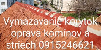Vymazávanie korýtok oprava komínov 0915246621 - 19