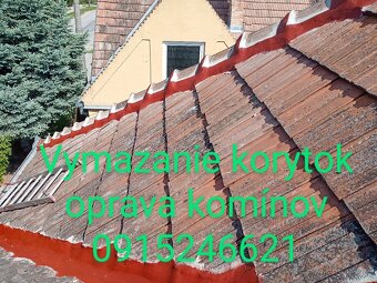 Vymazávanie korýtok oprava komínov 0915246621 - 19