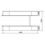 Nožnicový zdvihák mobilný 3T ,do podlahy aj na podlahu 3,5T - 19