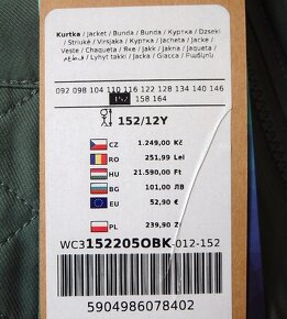 Zelená predĺžená bundička COCCODRILLO - 19