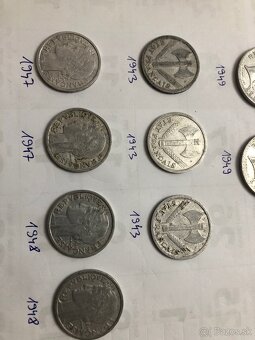 Mince FRANCE +Bankovky BIELORUSKO - 19