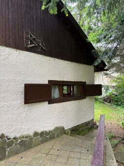 Na predaj murovaná chata v prírode s veľkým pozemkom (1647m2 - 19