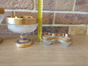 kryštál, sklo,  žardiniéra, misa - 19