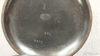 Velké dvouplášťové kapesní hodinky Régulatéur s řetezem - 19