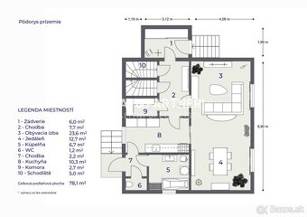 RODINNÝ DOM,ul.LETNÁ,BLÍZKE CENTRUM MESTA,918M2,PREŠOV - 19