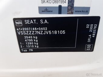 SEAT ALHAMBRA 2.0 TDi 7 miestna model 2019 - 19