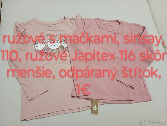 Dievčenské oblečenie 110-116 - 19