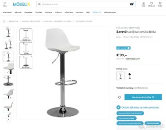 Barová stolička Korsika - 19