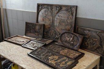 CNC frézovanie a 3D rezbárske práce(masív,MDF,plast) - 19