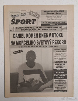 Staré noviny Denník Šport 3 - 19