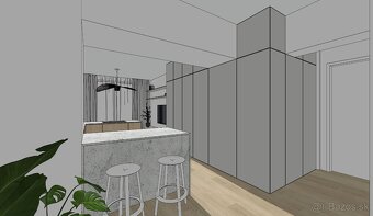 1-izbový byt Bratislava - NIVY - ul Budovateľská - 19