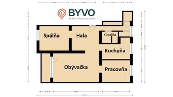 Jedinečný a priestranný 3-izbový byt s tehlovou atmosférou 9 - 19