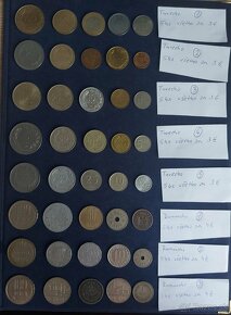 Zbierka mincí - svet - Turecko, Belgicko - 19