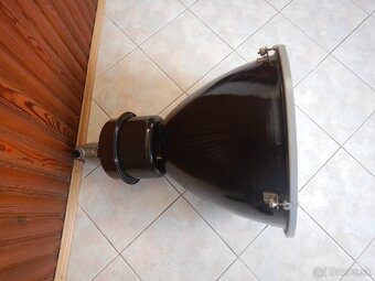 industriálna lampa veľká, priemer 55 cm, výška 75 cm - 19