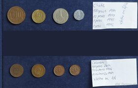 Zbierka mincí - Latinská Amerika, Afrika, Kanada, Vatikán me - 19