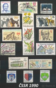 Poštové známky, filatelia: ČSSR 1974-1992 - 19