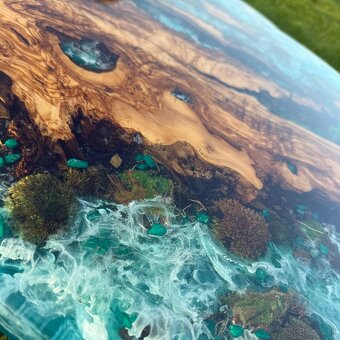 Epoxidový stôl , set konferenčných stolov , epoxidové stoly - 19