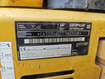 Pásový bagr Minibagr Caterpillar CAT 304 E 305E r.v2015 - 19