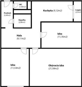 Krásny veľký 3-izbový byt na Romanovej - 19