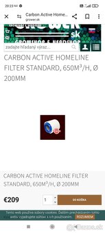Carbon Active filtre nové aj použité - 19