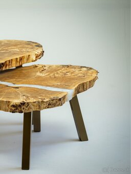 jedálenský stôl epoxidový stôl masívny stôl - 19