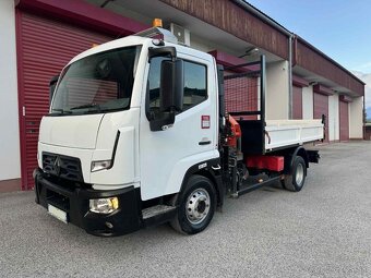 Renault D 6,5 150 sklápač s hydraulickou rukou palfinger - 19
