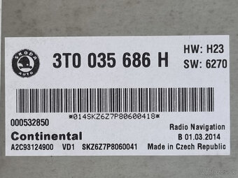 Skoda Columbus 2014 RNS510 Navi LED DAB SSD mapV17 - 19