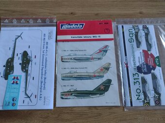 Plastikové modely 1:72 obtlačky - 19