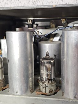 TE-KA-DE Z483 》Starožitné elektronkové radio 》bakelit Tekade - 19