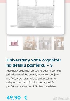 Predám detskú postielku 9v 1 Levin Felin Nová - 19
