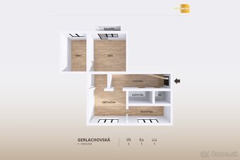 Zrekonštruovaný 3i tehlový byt s balkónom - Podhradová - 19