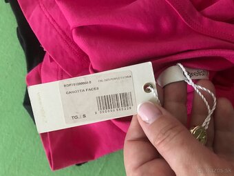NOVÉ z visackami RELISH purple/fuchsia saty S made in italy - 19