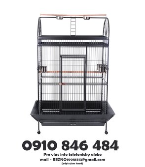 Luxusná klietka pre papagáje 🦜 – Bezpečná, Pevná, Nová - 19