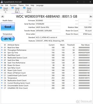 Seagate IronWolf 8TB, WD Red 8TB - 19