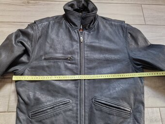 Pánská kožená bunda Polo Black Rooster XL (56) 673 - 19