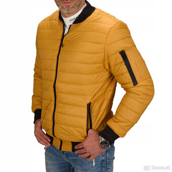 Žltá bomber bunda - 19