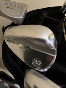 Golf.sada(12 palic a 2x bag), vozik, hitting mat, sietka. - 19