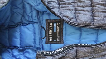 Bundy a vesty, zn. bubble, Zara, Next, Reserved, HM - 19