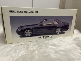 1:18 Mercedes-Benz SL600 V12 (R129) Black - AUTOart - 19