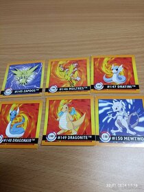Pokemon samolepky Artbox z roku 1999 - 19