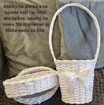 Predám zvyšné veci zo svadby - 19