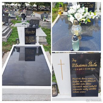 Čistenie hrobov, dosekávanie písma,zlatenie,rekonštrukcie po - 19