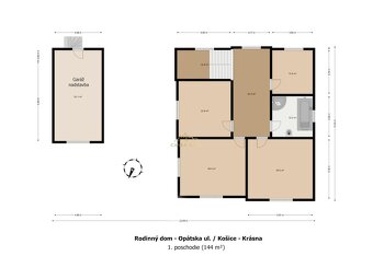Veľký 6-izb RD, bazén, klíma 23 ár pozemok / Krásna-Opátska - 19