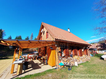 Rozprávková drevenica na unikátnom mieste polosamoty pod K - 19