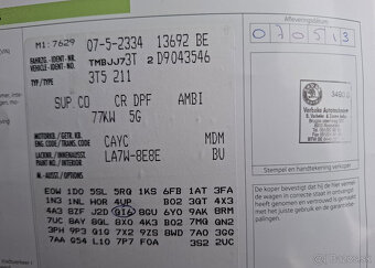 ŠKODA SUPERB COMBI 1,6 TDi 77kW 2013 - 19