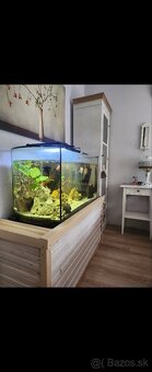 Predám panoramatické akvárium 200l, komplet alebo zvlášť - 19
