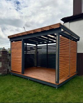 Pergoly Terasy Altánky Prístrešky Žaluzie - 19