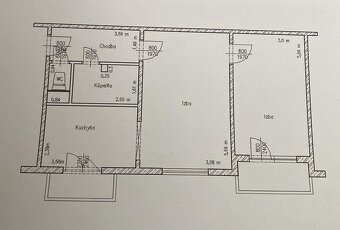 2-izbový byt s dvomi balkónmi, Nová Dubnica - SNP - 19