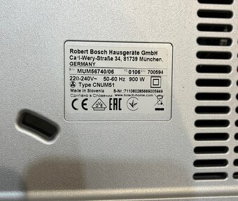 Bosch MUM 56740 900W kuchynský robot - 19